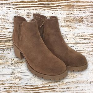 B52 Brown Suede Ankle Boots